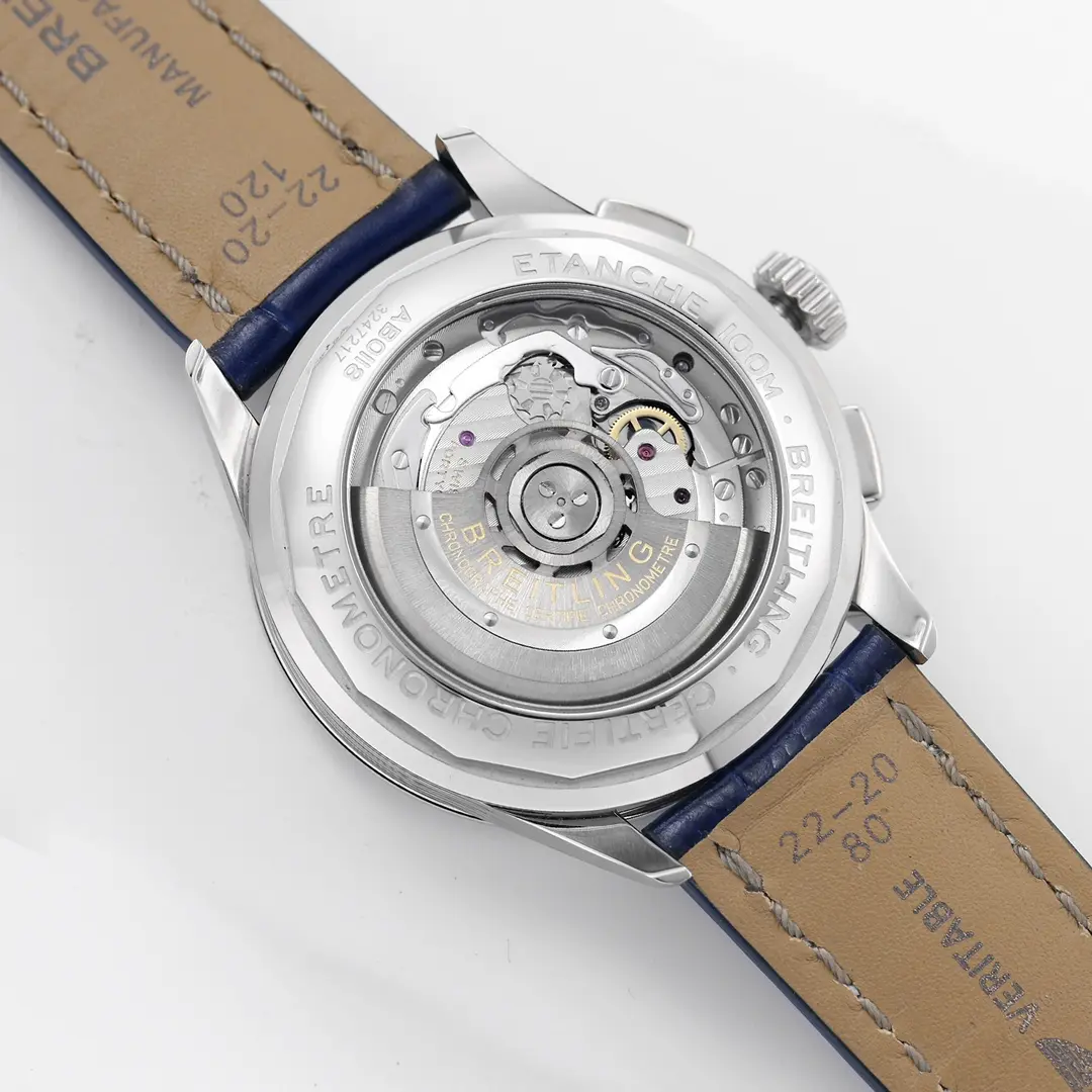HighPerformance OM Factory Breitling Premier B01 Chronograph Blue Leather – Super Clone Watches 2541