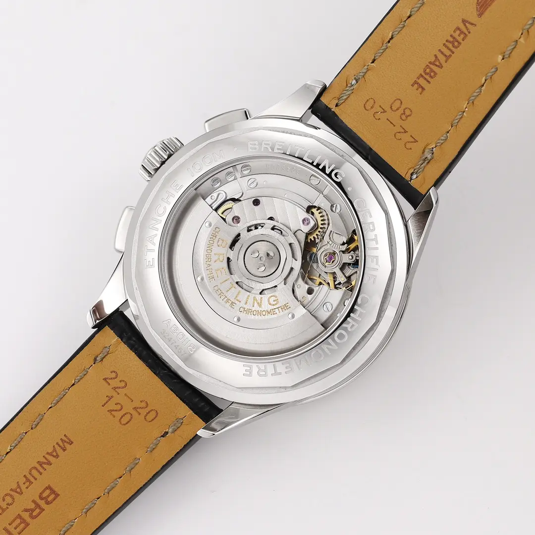 OM Factory Breitling Premier B01 Chronograph Grey Dial – Super Clone Luxury Watch SmoothTexture 6846