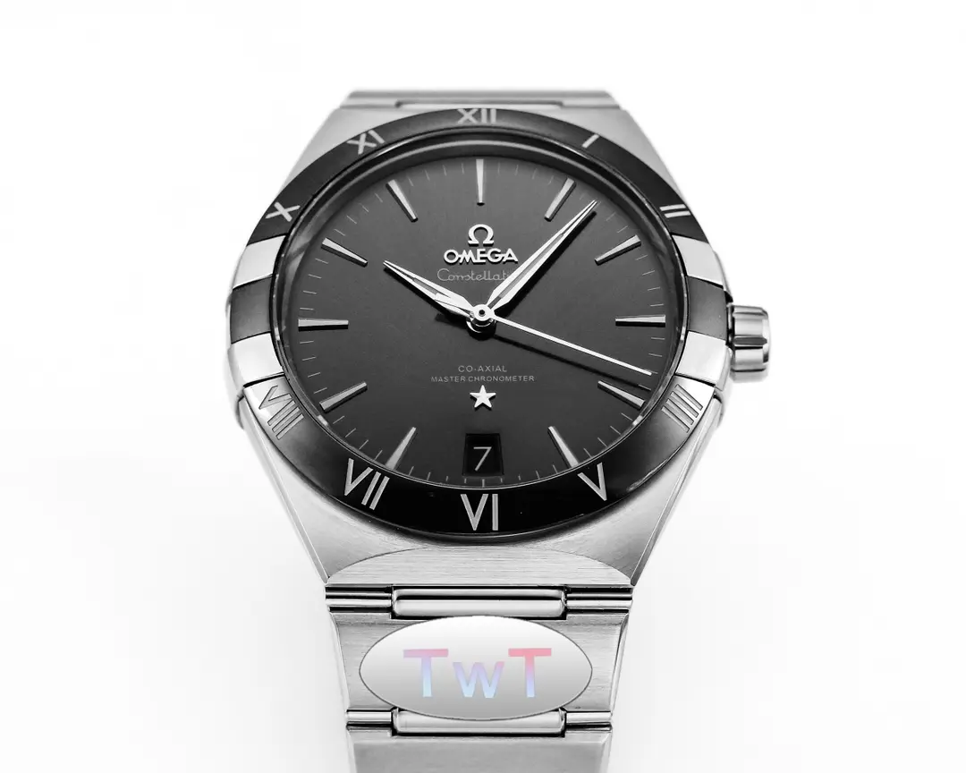 Trendsetting OMEGA Constellation 41mm Black Ceramic Bezel VSF Watch Replica 442