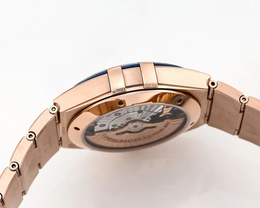 OMEGA Constellation 41mm Blue Rose Gold VSF Replica Watch GoodFit 448