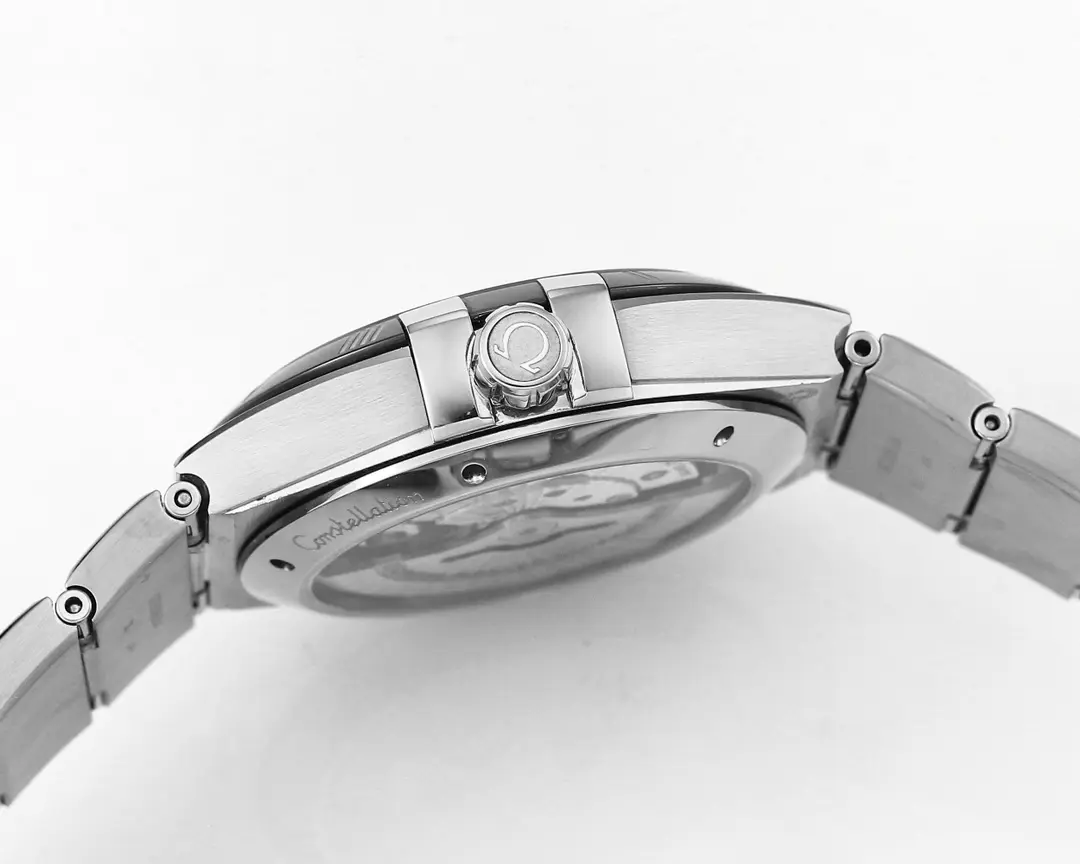 OMEGA Constellation Ceramic Bezel Silver VSF Replica Watch EasyCare 445