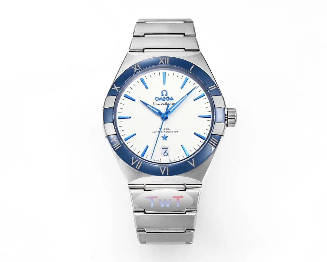 OMEGA Constellation Ceramic Blue Dial VSF Replica Watch OdorResistant 441