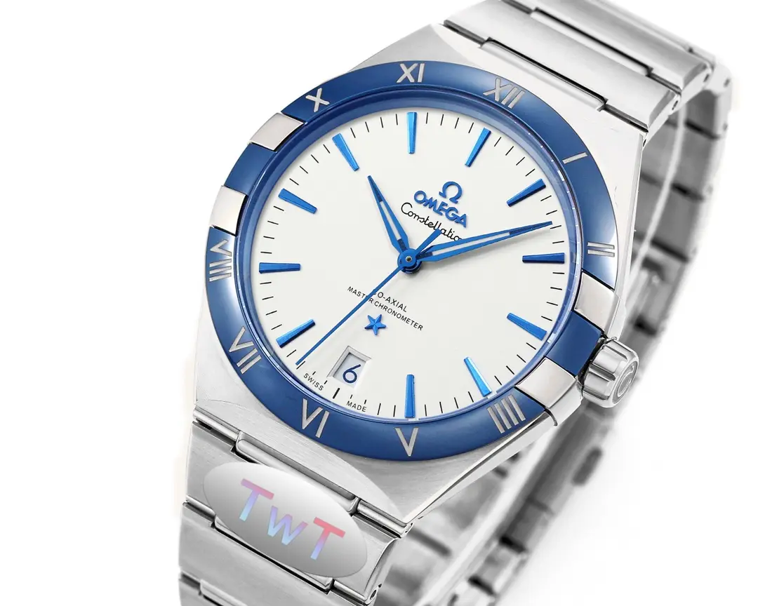 OMEGA Constellation Ceramic Blue Dial VSF Replica Watch OdorResistant 441