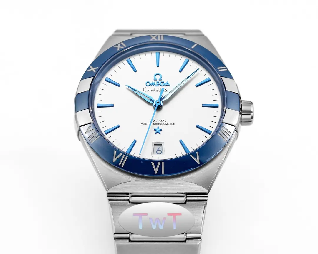 OMEGA Constellation Ceramic Blue Dial VSF Replica Watch OdorResistant 441