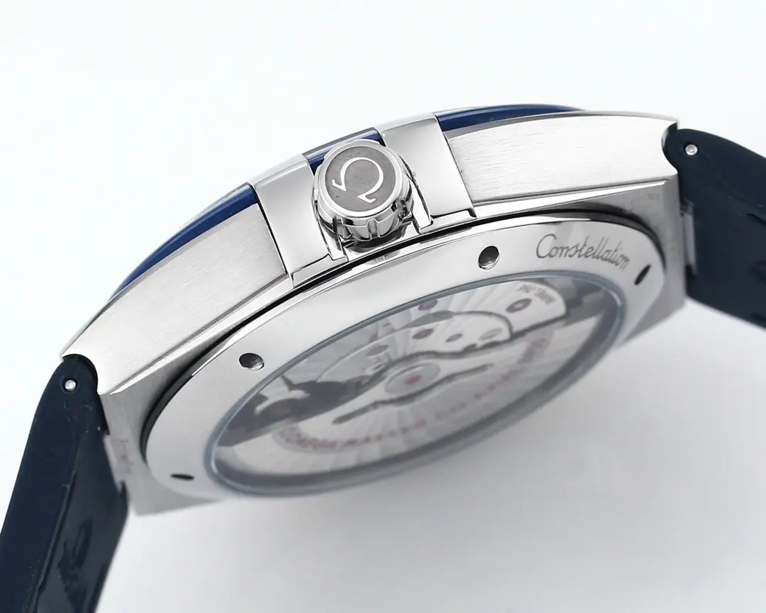 OMEGA Constellation Meteorite 41mm Blue Leather VSF Watch Replica Breathable 434