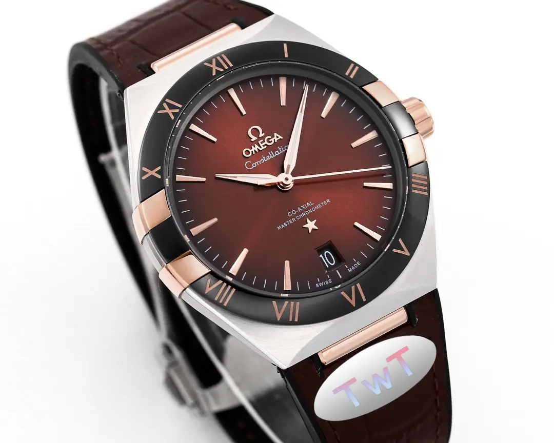 ZF Factory OMEGA Constellation Meteorite 41mm Brown Leather –  VSF Watches Collection Reliable 398