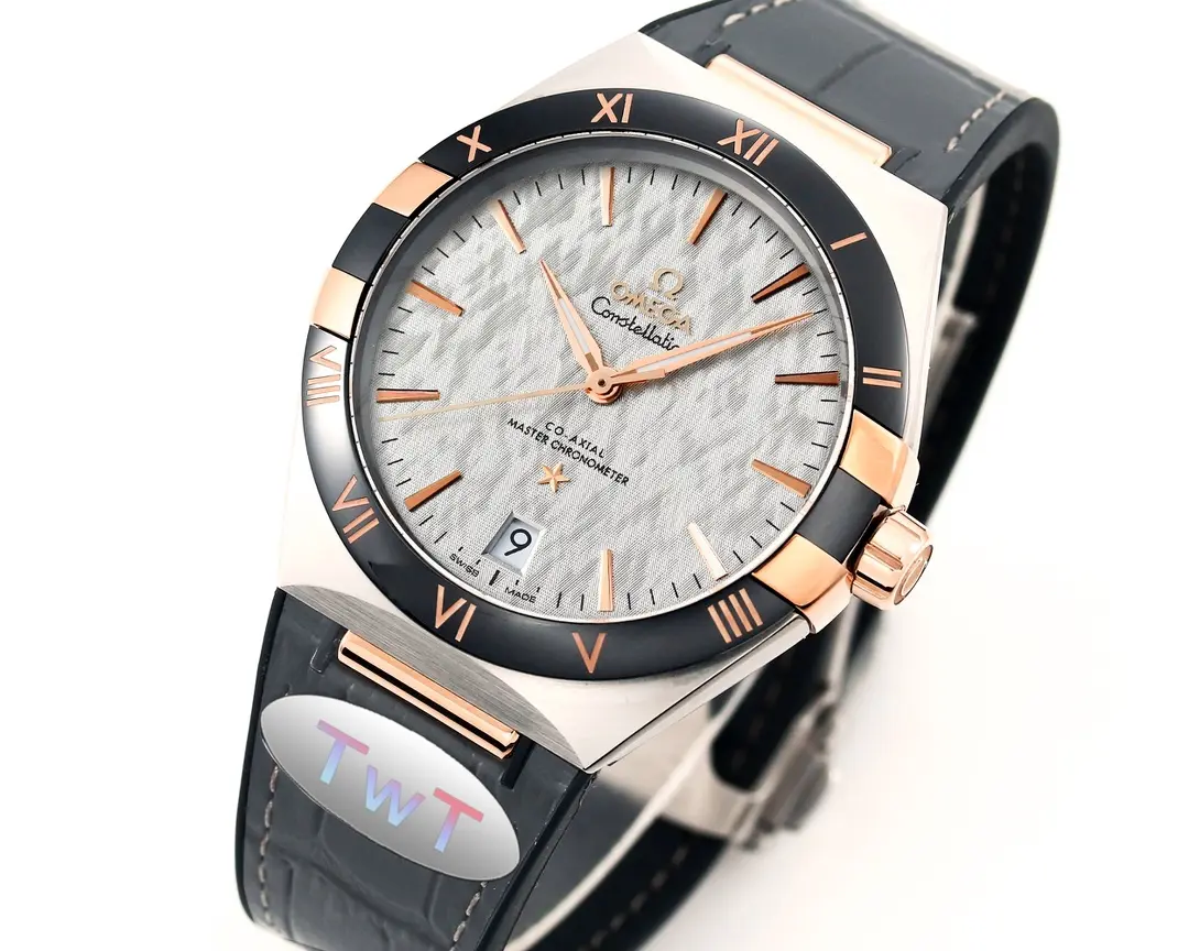 Contemporary OMEGA Constellation Meteorite 41mm Silver Replica –  VSF Watch Collection 437