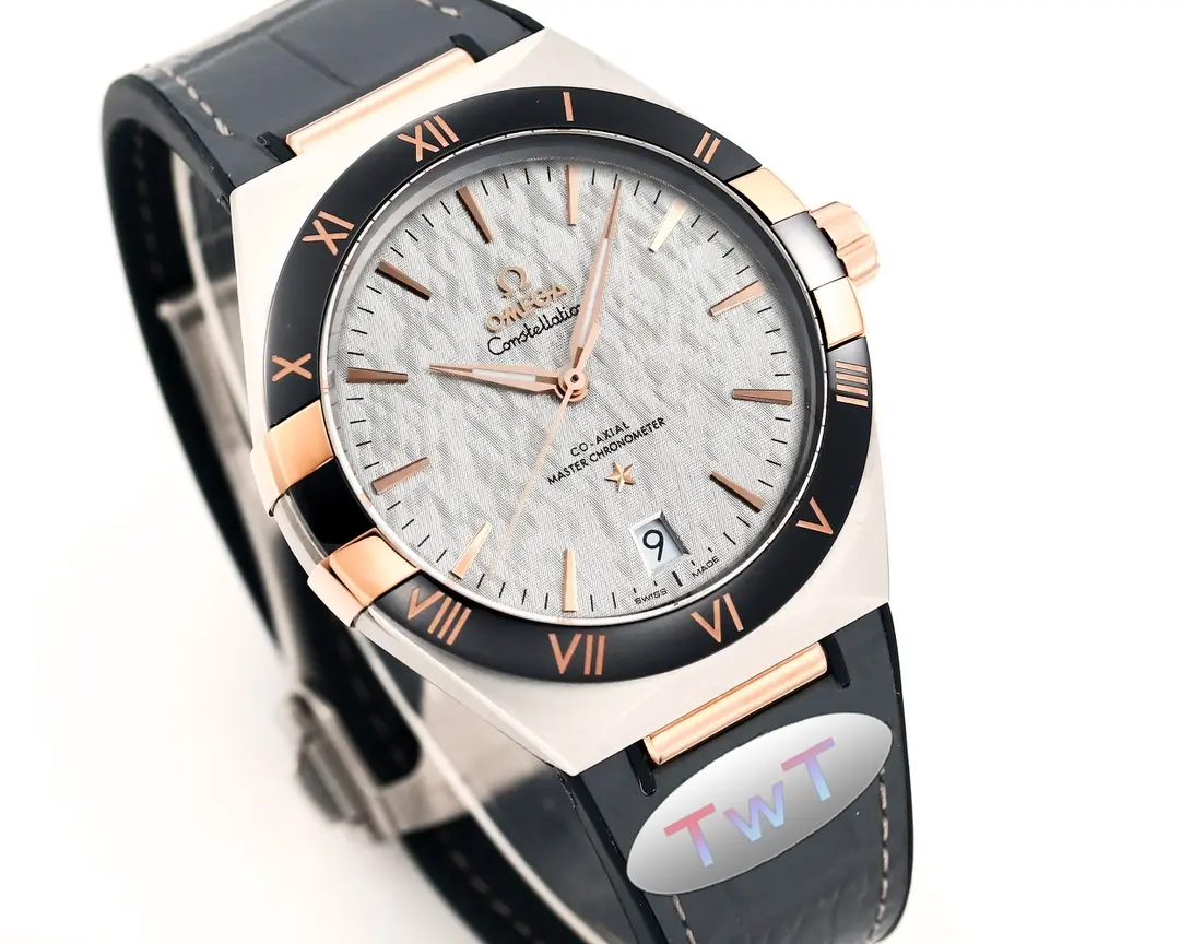 Contemporary OMEGA Constellation Meteorite 41mm Silver Replica –  VSF Watch Collection 437