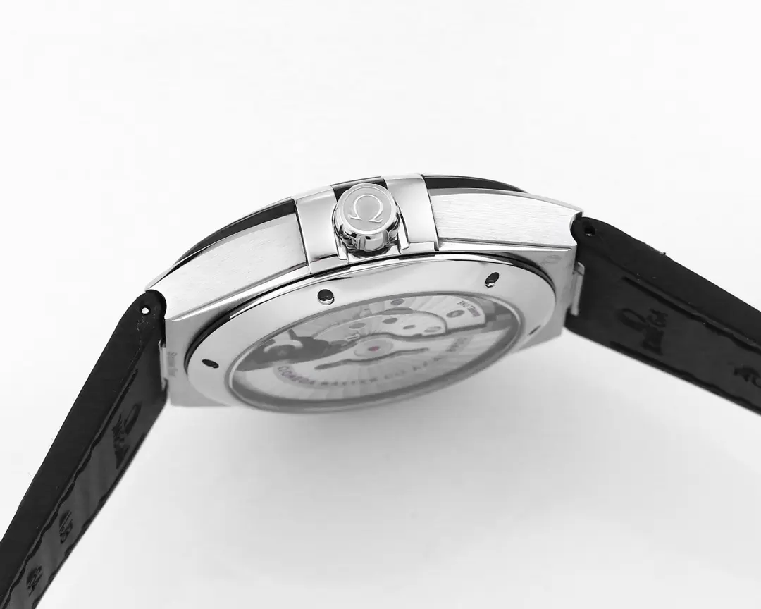 OMEGA Constellation Meteorite Watch Black Leather VSF Luxury Replica Soft 435