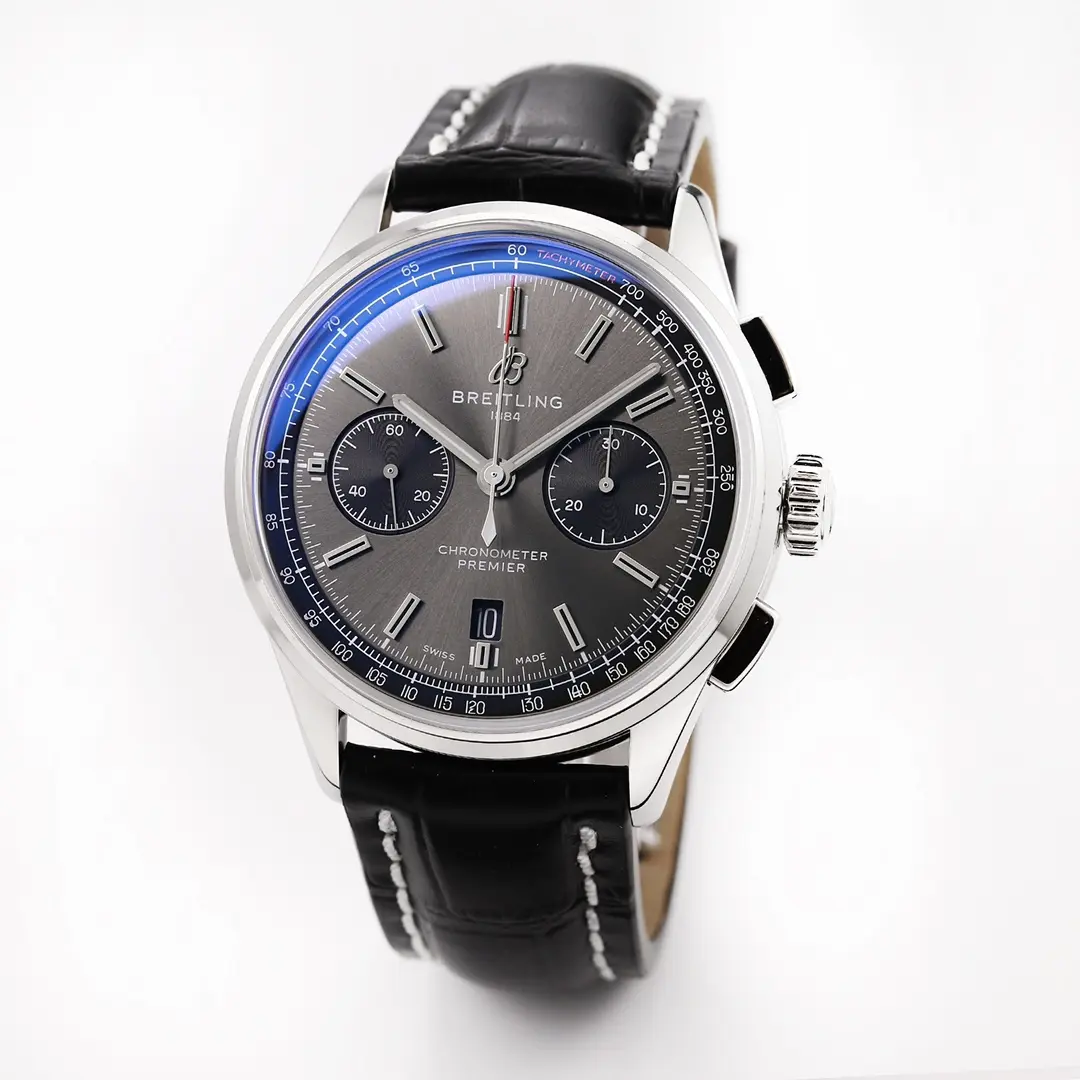 WrinkleFree KOR Factory Breitling Premier B01 Chronograph Grey Dial – Super Clone Luxury Watch 6477