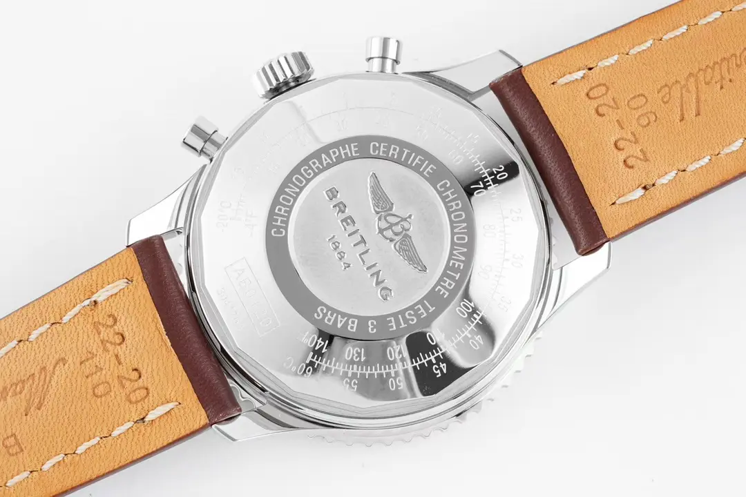 KOR Factory RWF Navitimer B01 Panda Dial Brown Leather –  Super Clone Watch Breathable 2404