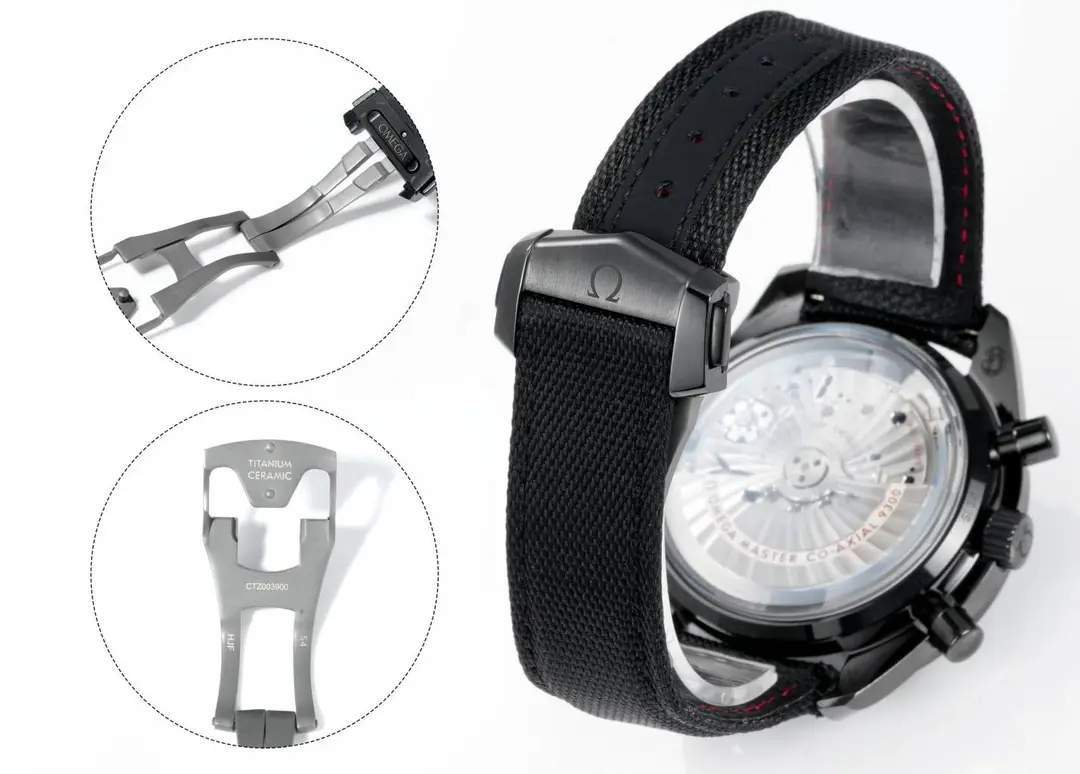 OS Factory Omega Dark Side of the Moon Black Ceramic VSF Watches Snug 6993