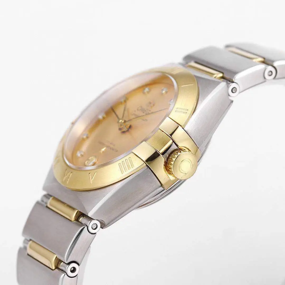 Upgraded Omega Constellation 29mm Champagne Dial Two-Tone VSF Watch Replica 422