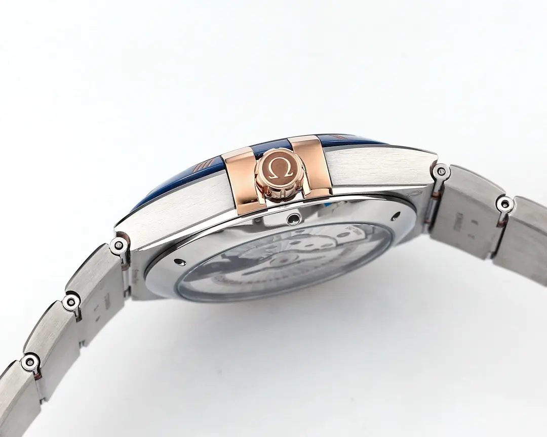 Omega Constellation Blue Dial Ceramic Watch –  VSF Replica WrinkleFree 379