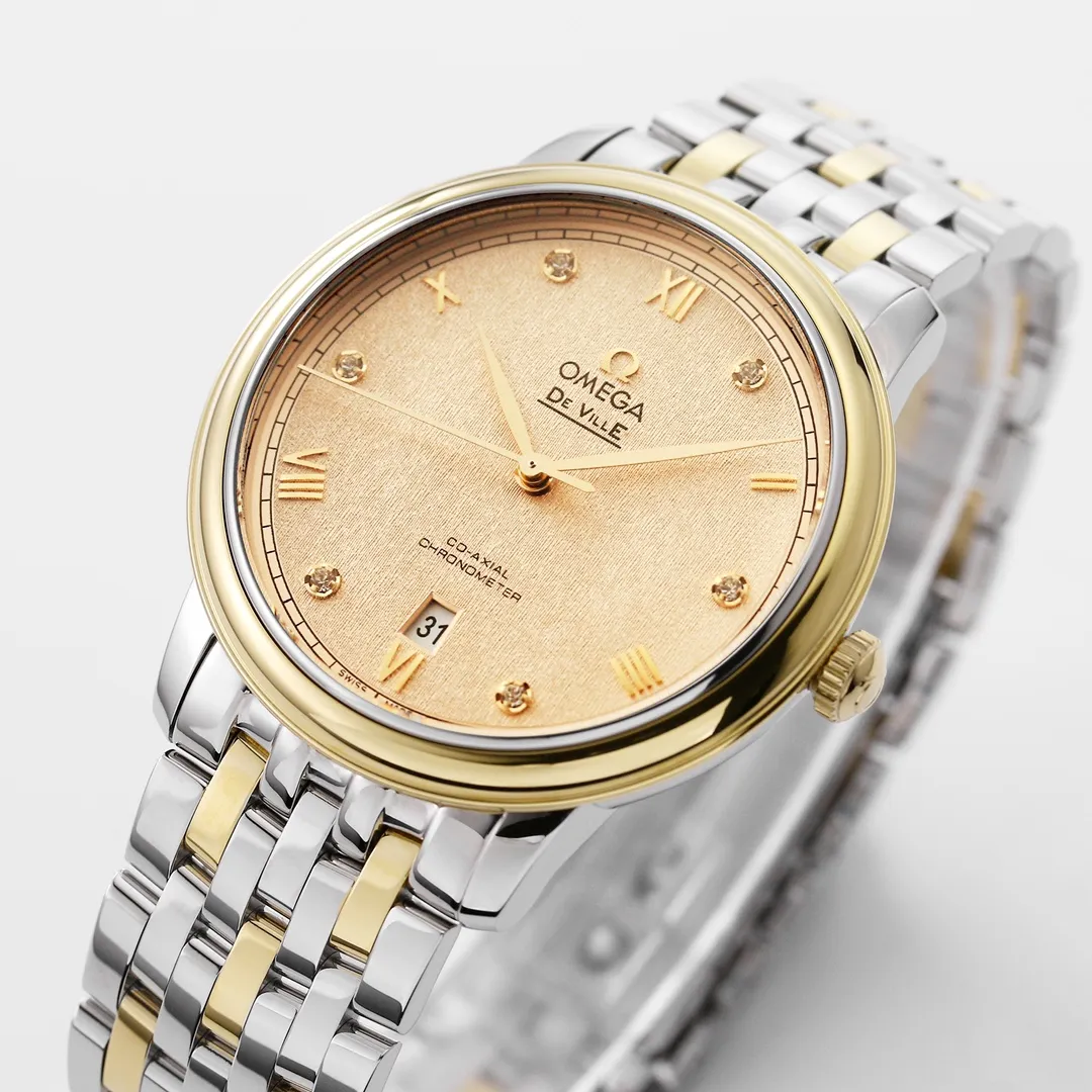 Omega De Ville Prestige Champagne Dial Two-Tone Sophisticated 468