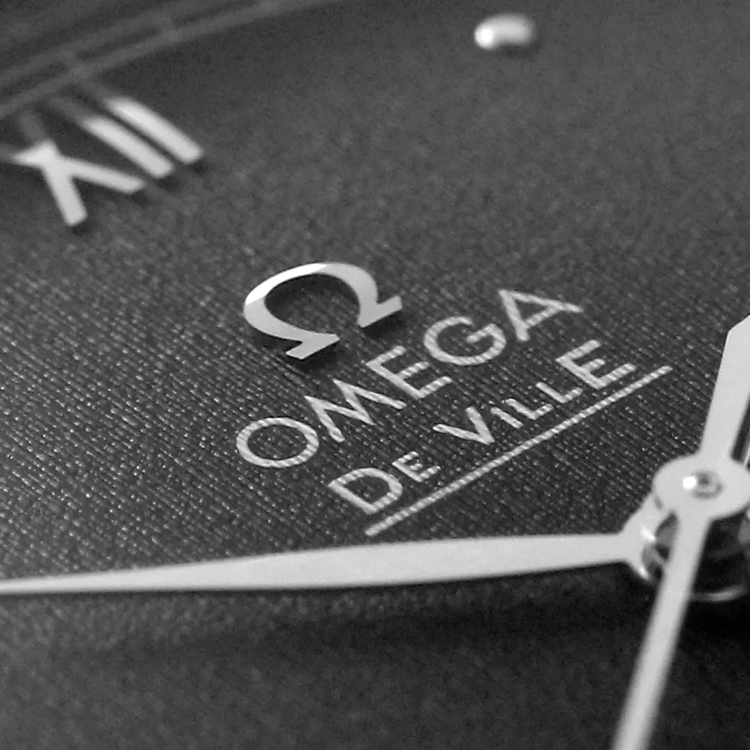 Omega DeVille Black Dial Steel Watch Attractive 469