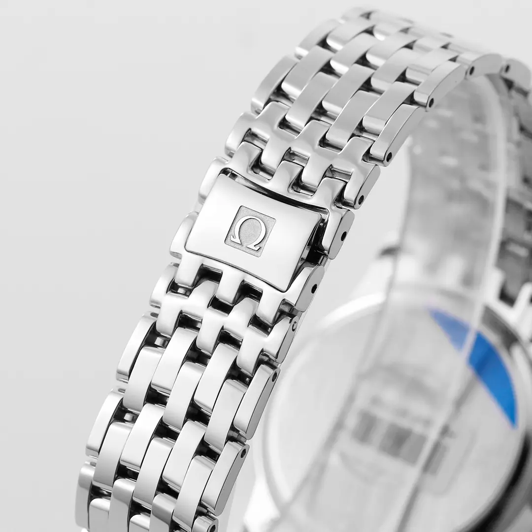Omega DeVille Black Dial Steel Watch Attractive 469