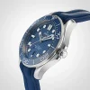 Omega Seamaster Men Automatic Blue Rubber Watch O Comfortable 510