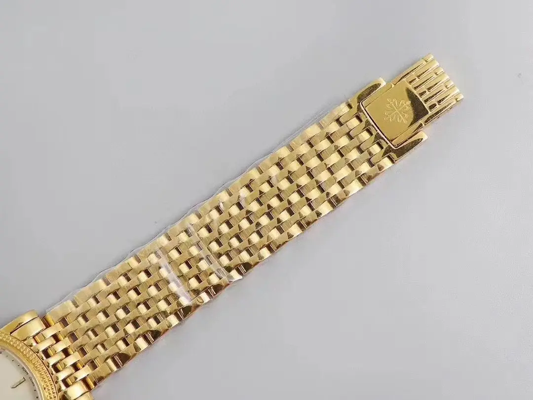 Bright PF Factory Patek Philippe Calatrava 5120G Gold Super Clone Replica Watch 3449
