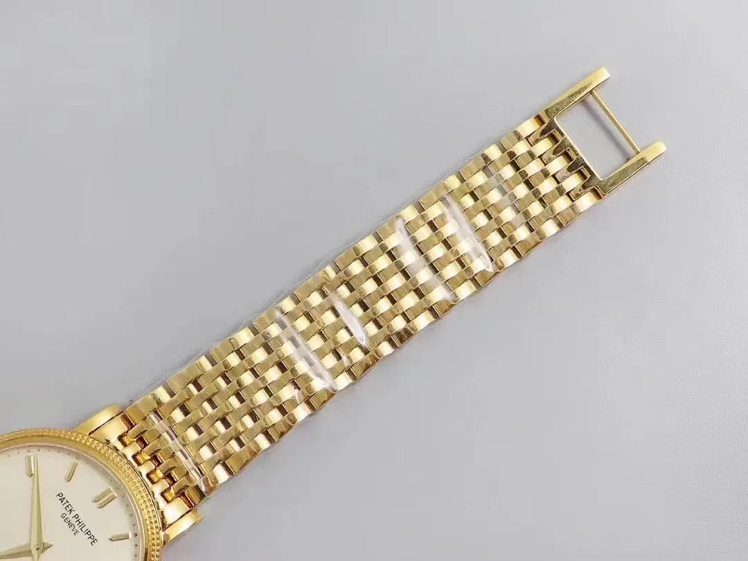 Bright PF Factory Patek Philippe Calatrava 5120G Gold Super Clone Replica Watch 3449