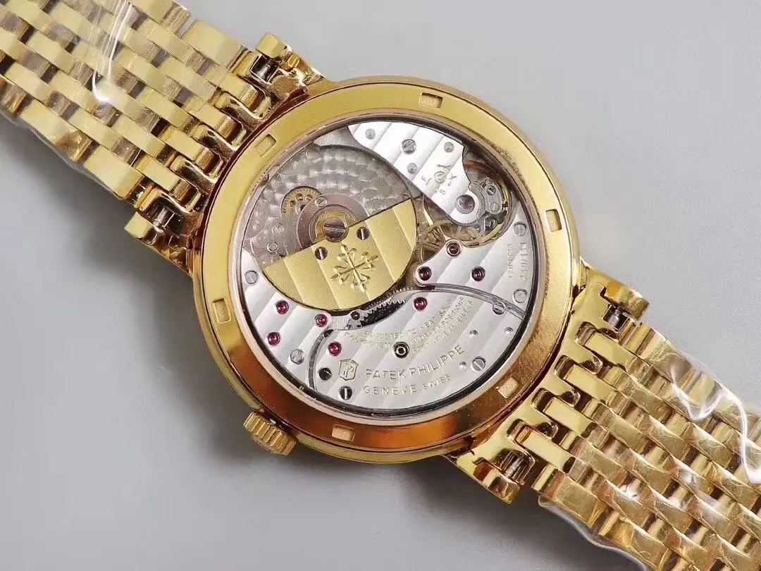 Bright PF Factory Patek Philippe Calatrava 5120G Gold Super Clone Replica Watch 3449
