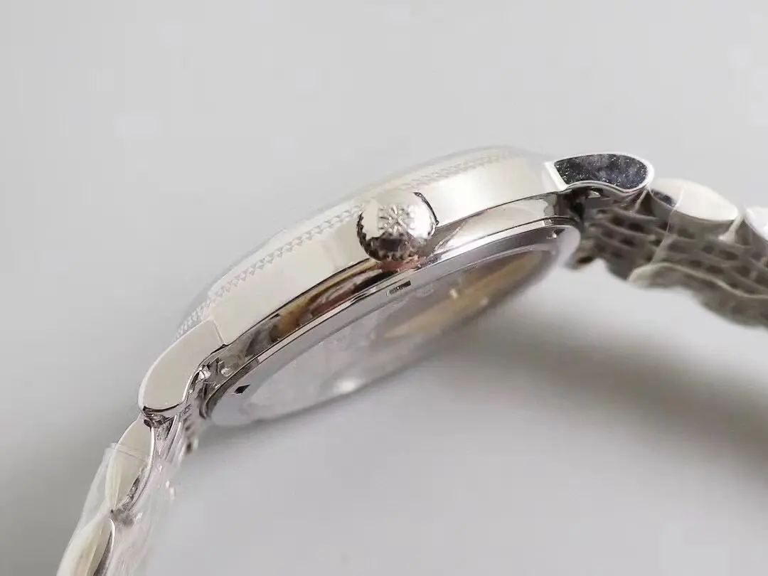Trendsetting PF Factory Patek Philippe Calatrava 5120G Silver Super Clone Replica Watch 3435