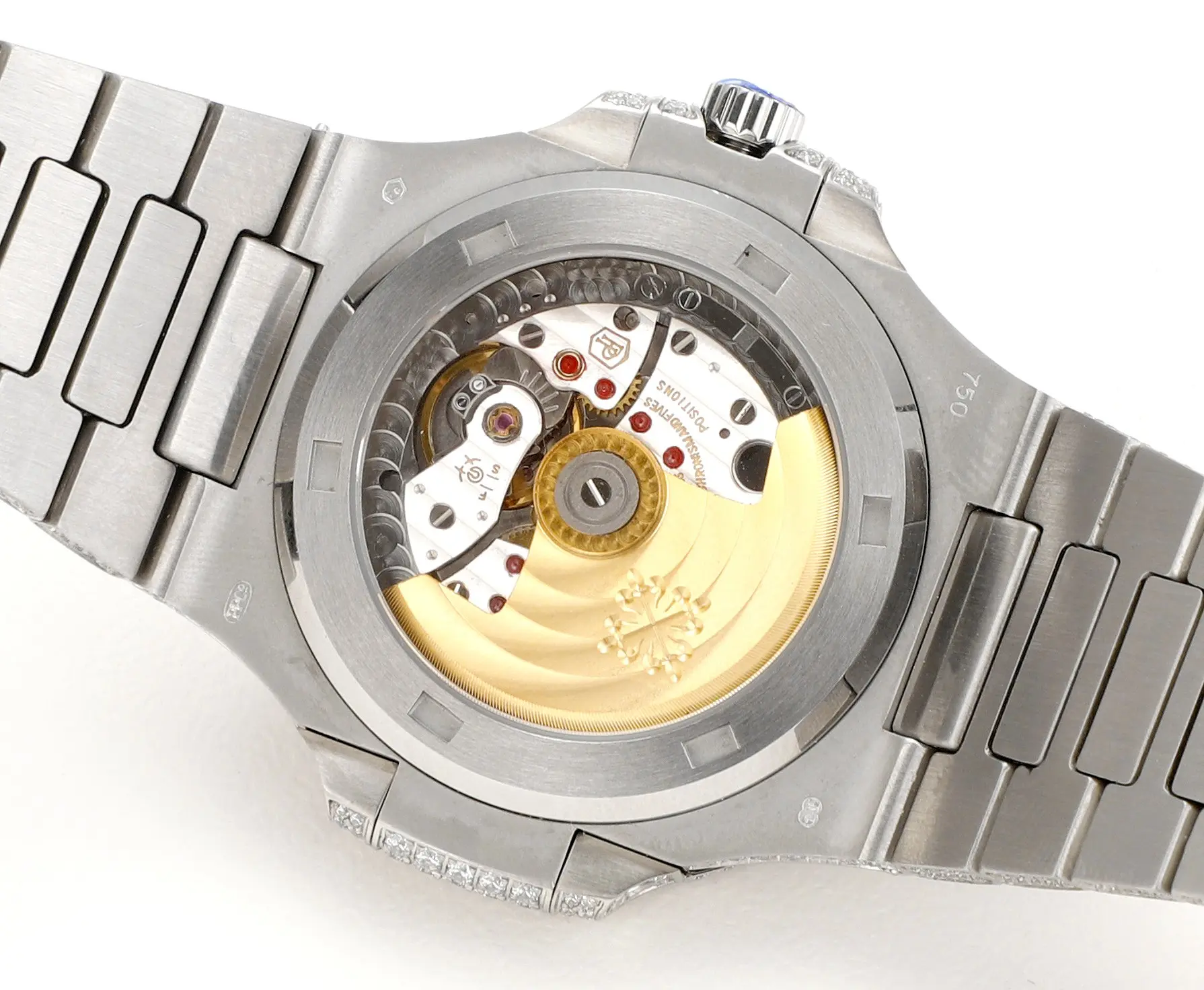PF Factory Patek Philippe Nautilus 5719 Platinum Super Clone Replica Watch SmoothTexture 3146