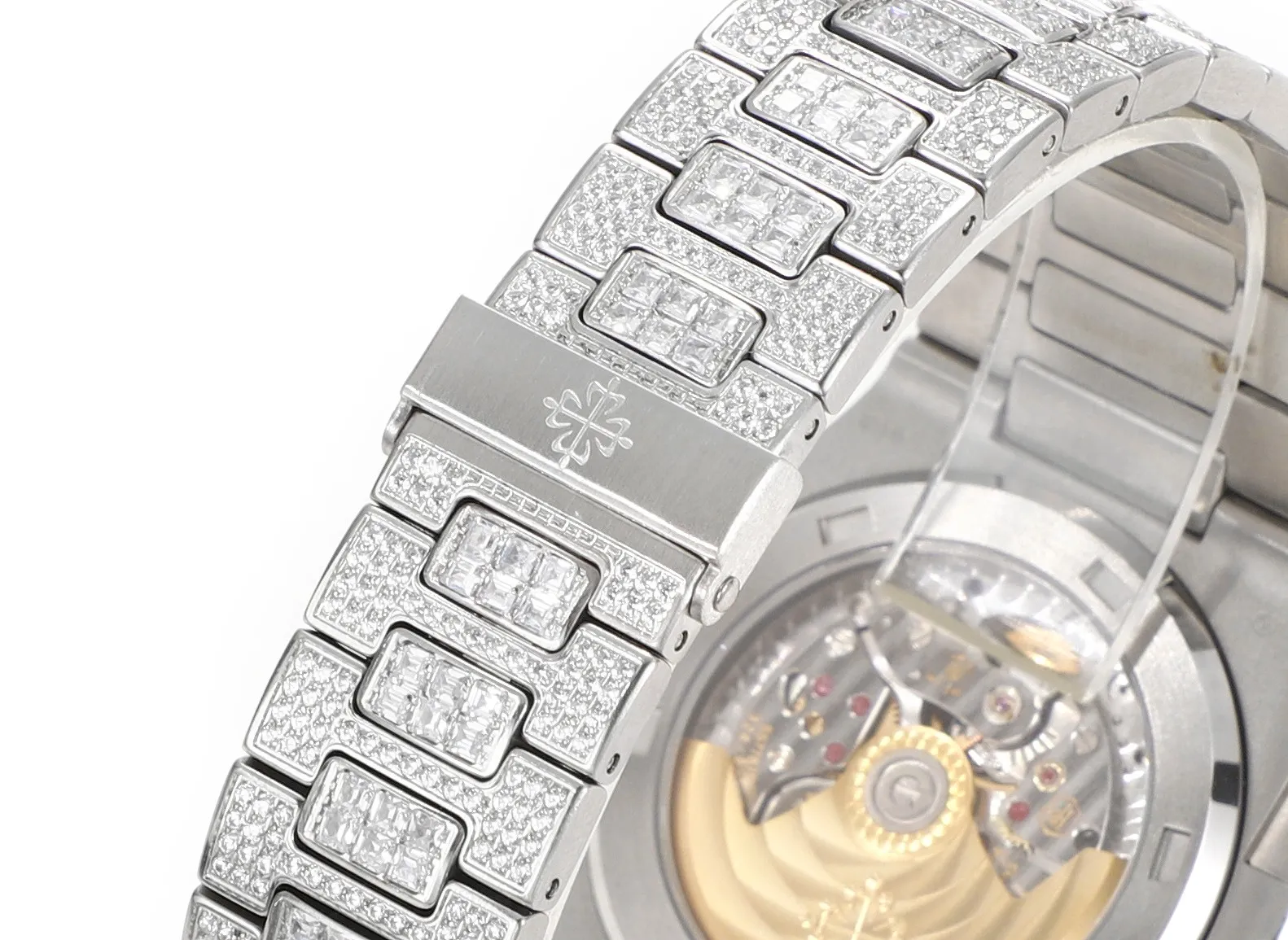 PF Factory Patek Philippe Nautilus 5719 Platinum Super Clone Replica Watch SmoothTexture 3146