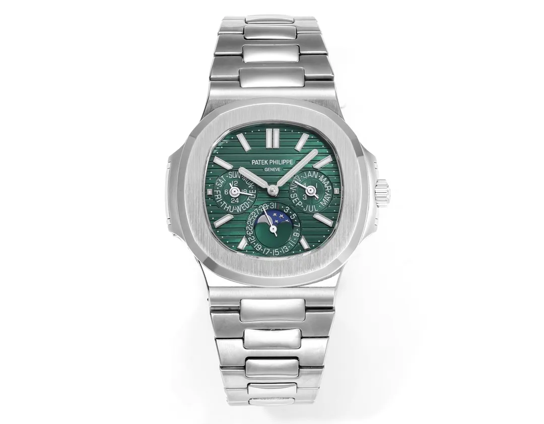 Refined PF Factory Patek Philippe Nautilus 5740 Green Perpetual Super Clone Watch 7028