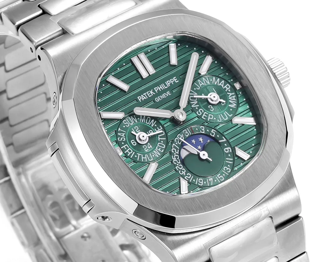 Refined PF Factory Patek Philippe Nautilus 5740 Green Perpetual Super Clone Watch 7028