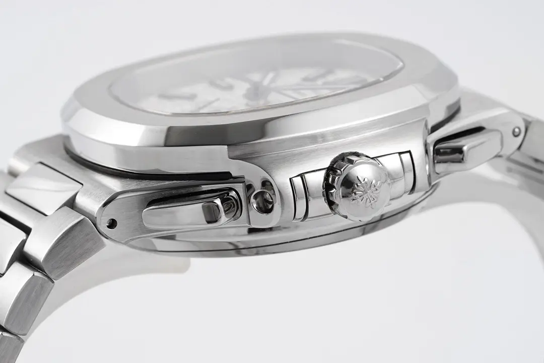 PPF Factory Patek Philippe 5980 Silver Chronograph Super Clone Replica Watch Efficient 7097