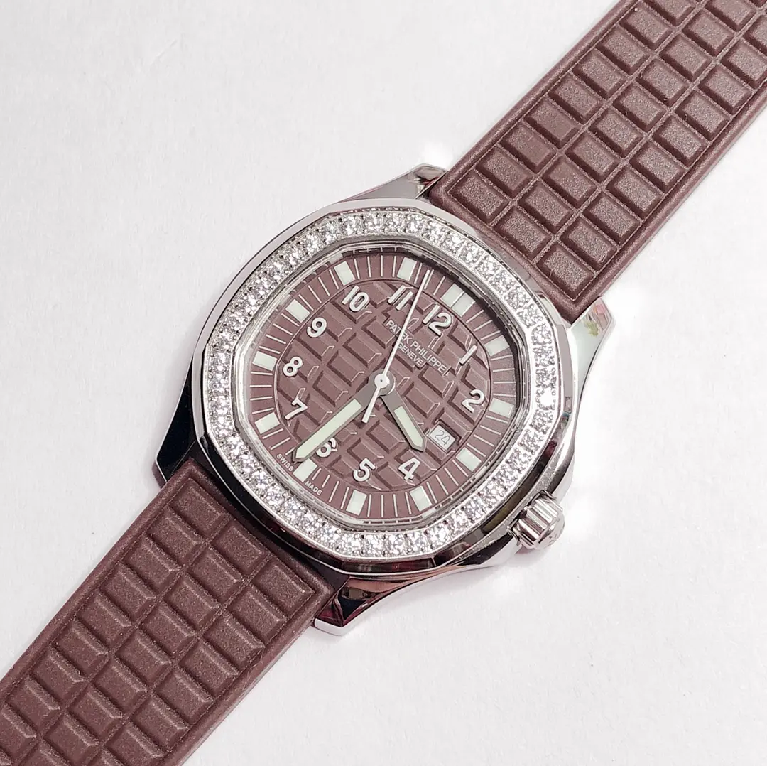 Thermal PPF Factory Patek Philippe Aquanaut Quartz Brown Super Clone Replica Watch 7149