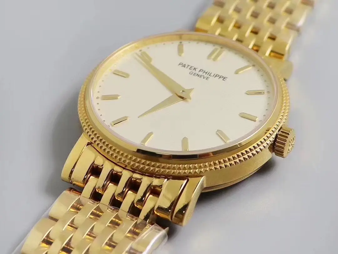 Lightweight PPF Factory Patek Philippe Calatrava 5120G Gold Super Clone Replica Watch 7141