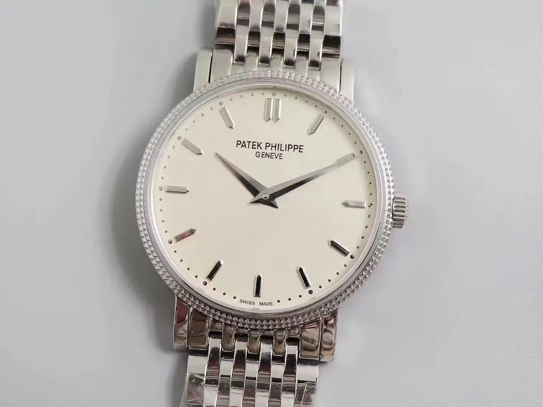 PPF Factory Patek Philippe Calatrava 5120G Silver Super Clone Replica Watch Youthful 7139