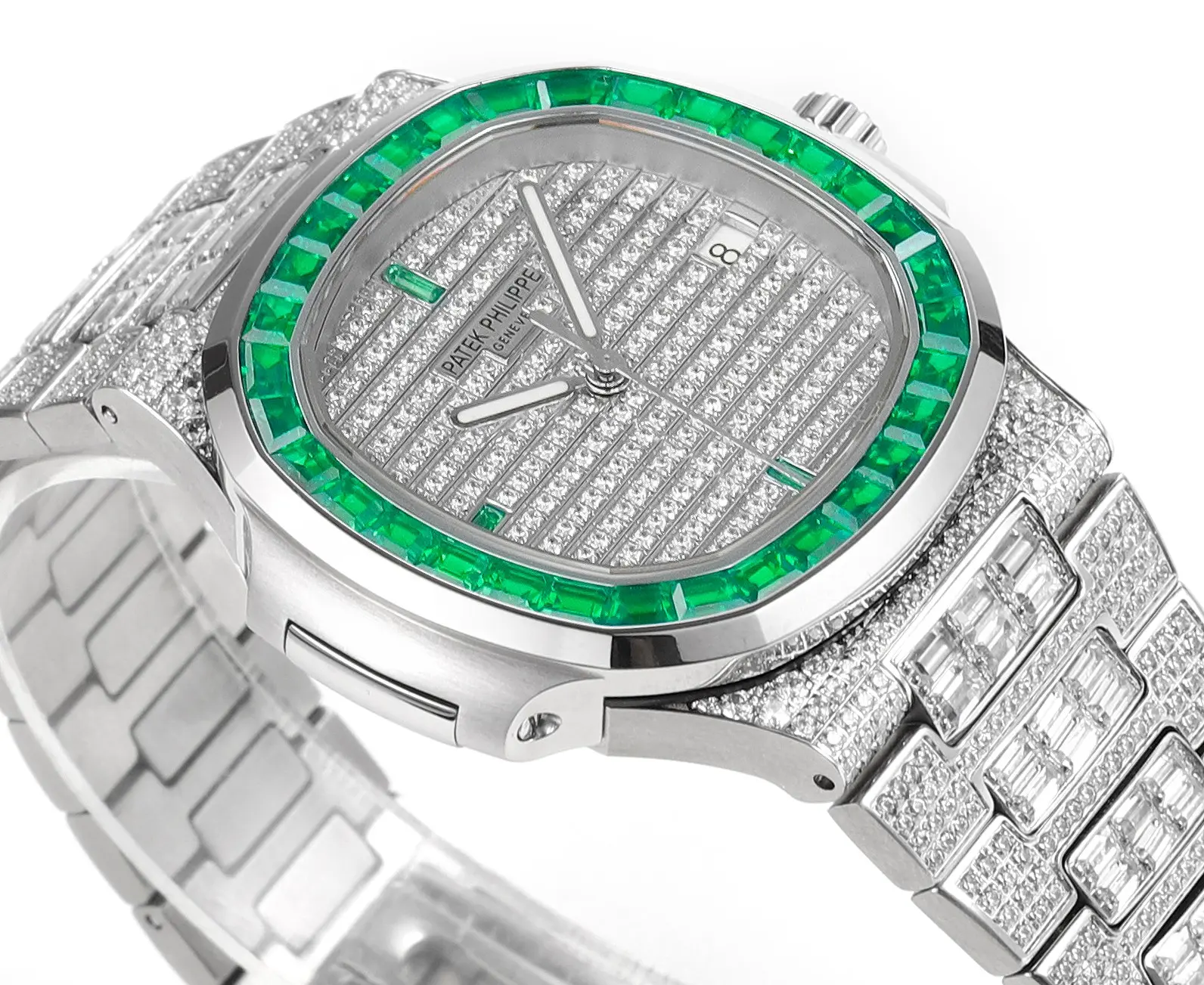 PPF Factory Patek Philippe Nautilus 5719 Platinum Super Clone Replica Watch Cozy 3150
