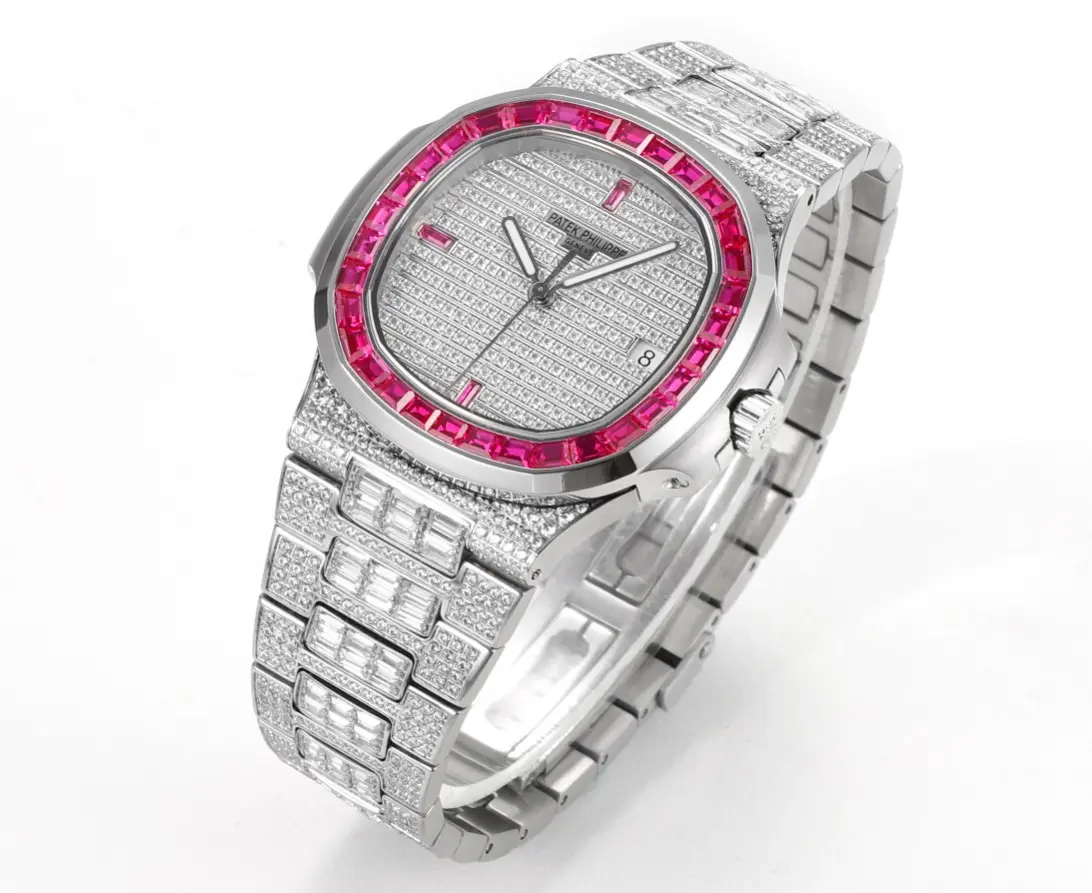 UrbanChic PPF Factory Patek Philippe Nautilus 5719 White Gold Super Clone Replica Watch 7099