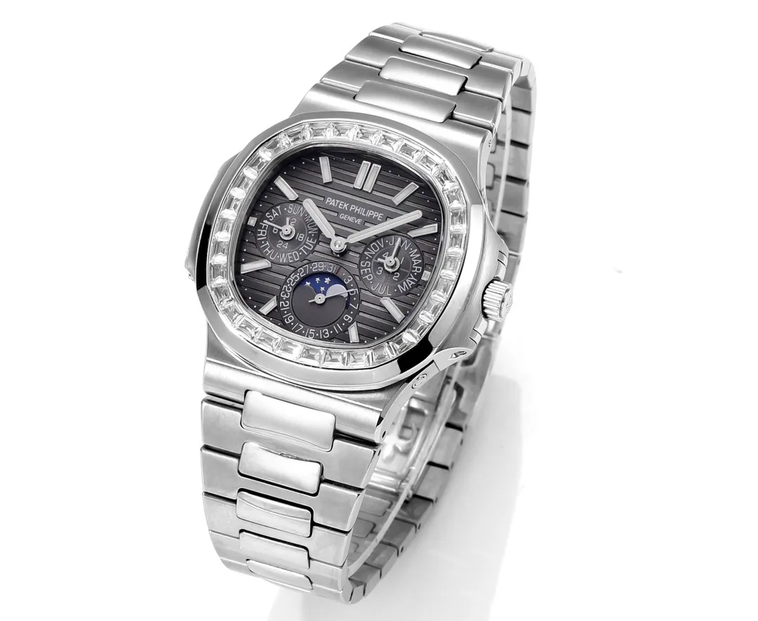 PPF Factory Patek Philippe Nautilus 5740 1G Grey Dial Super Clone Replica Watch Unisex 7117