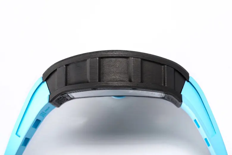 Minimalist APS Factory Richard Mille RM055 NTPT Blue Rubber Strap –  Super Clone Watch 3724