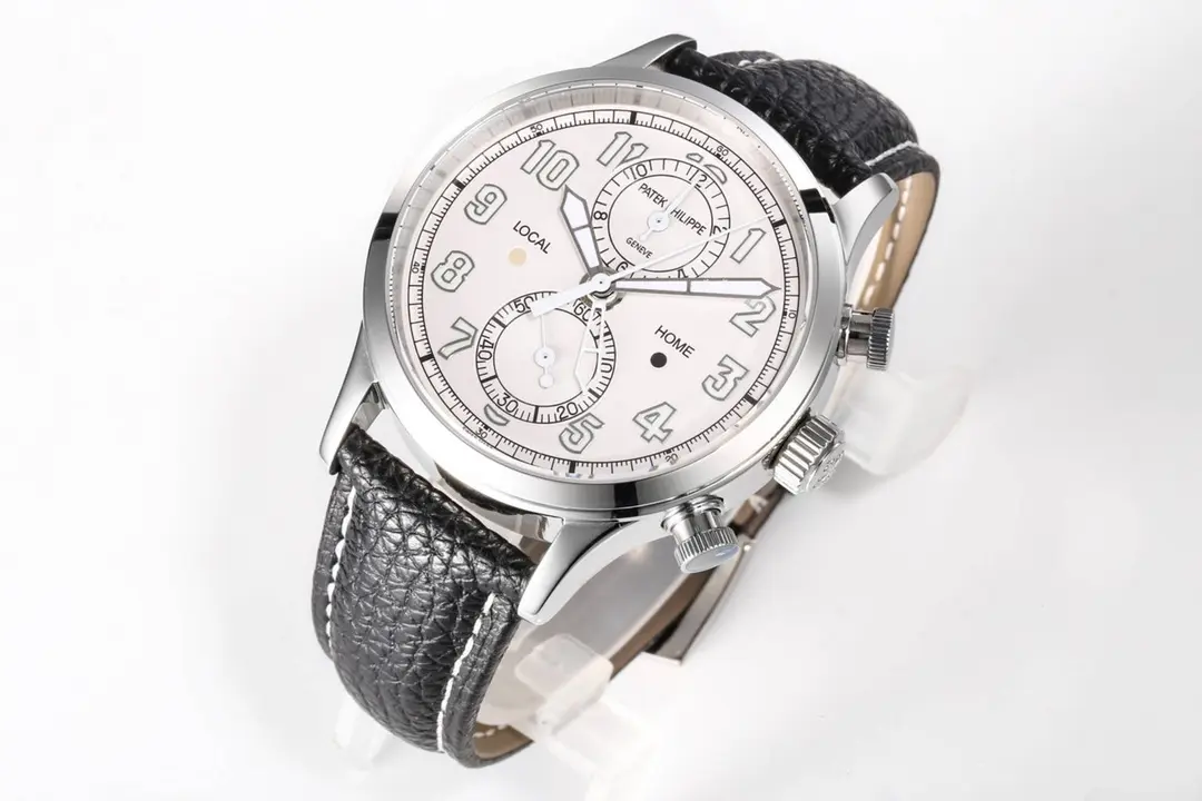 Youthful Patek Philippe 5924G White Dial Leather Strap Super Clone Replica Watch 3599