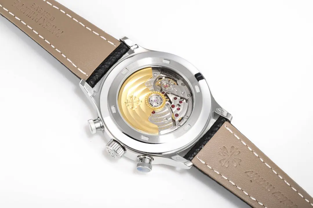 Youthful Patek Philippe 5924G White Dial Leather Strap Super Clone Replica Watch 3599