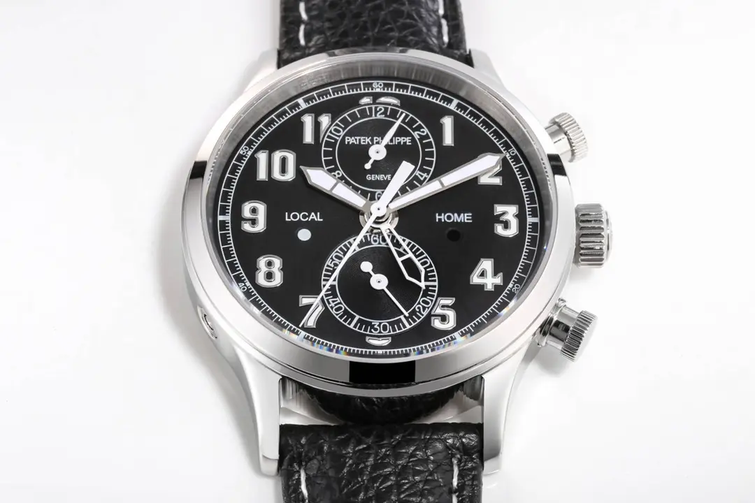 Supportive Patek Philippe Complications 5924G Black Leather Super Clone Replica Watch 3515