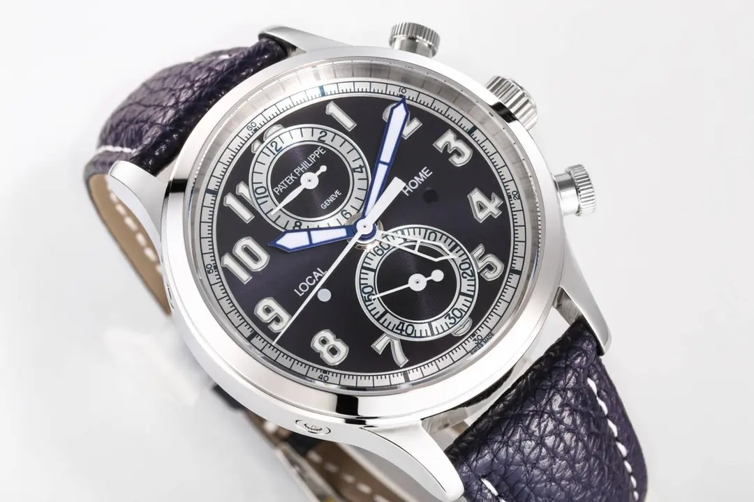 FashionForward Patek Philippe Complications 5924G Blue Leather Super Clone Replica Watch 3597