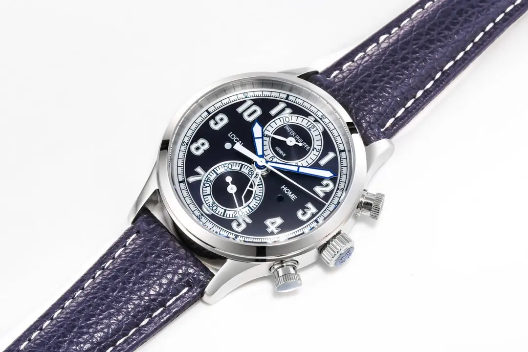 FashionForward Patek Philippe Complications 5924G Blue Leather Super Clone Replica Watch 3597