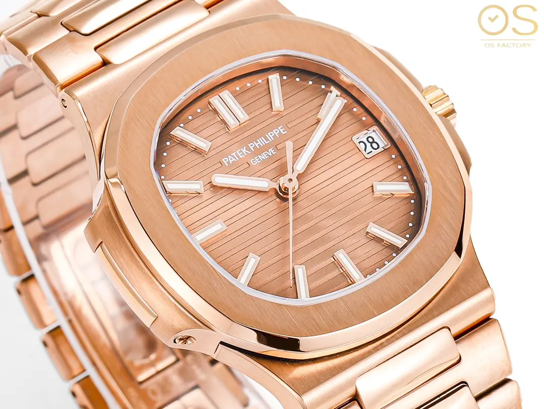 Fashionable Patek Philippe Nautilus 5711 Rose Gold Super Clone Replica Watch 2987