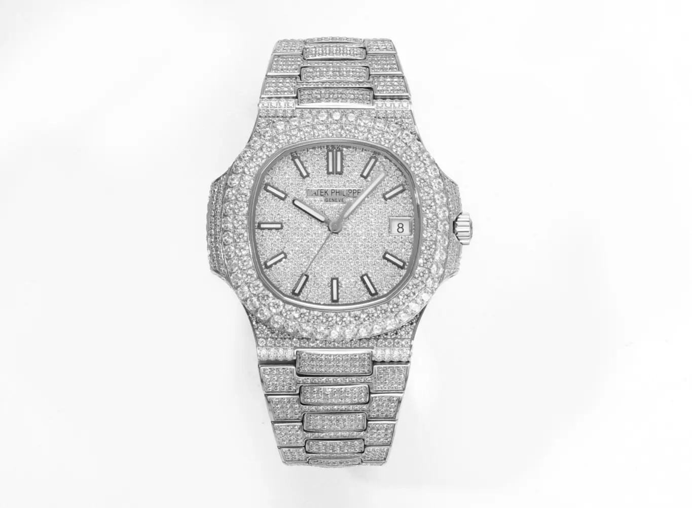 Affordable Patek Philippe Nautilus 5719 10G White Gold Super Clone Replica Watch 3392