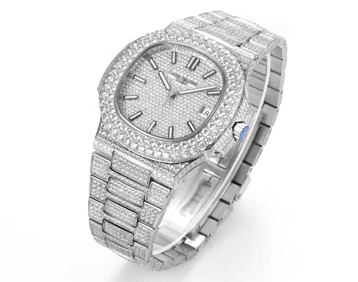 Affordable Patek Philippe Nautilus 5719 10G White Gold Super Clone Replica Watch 3392