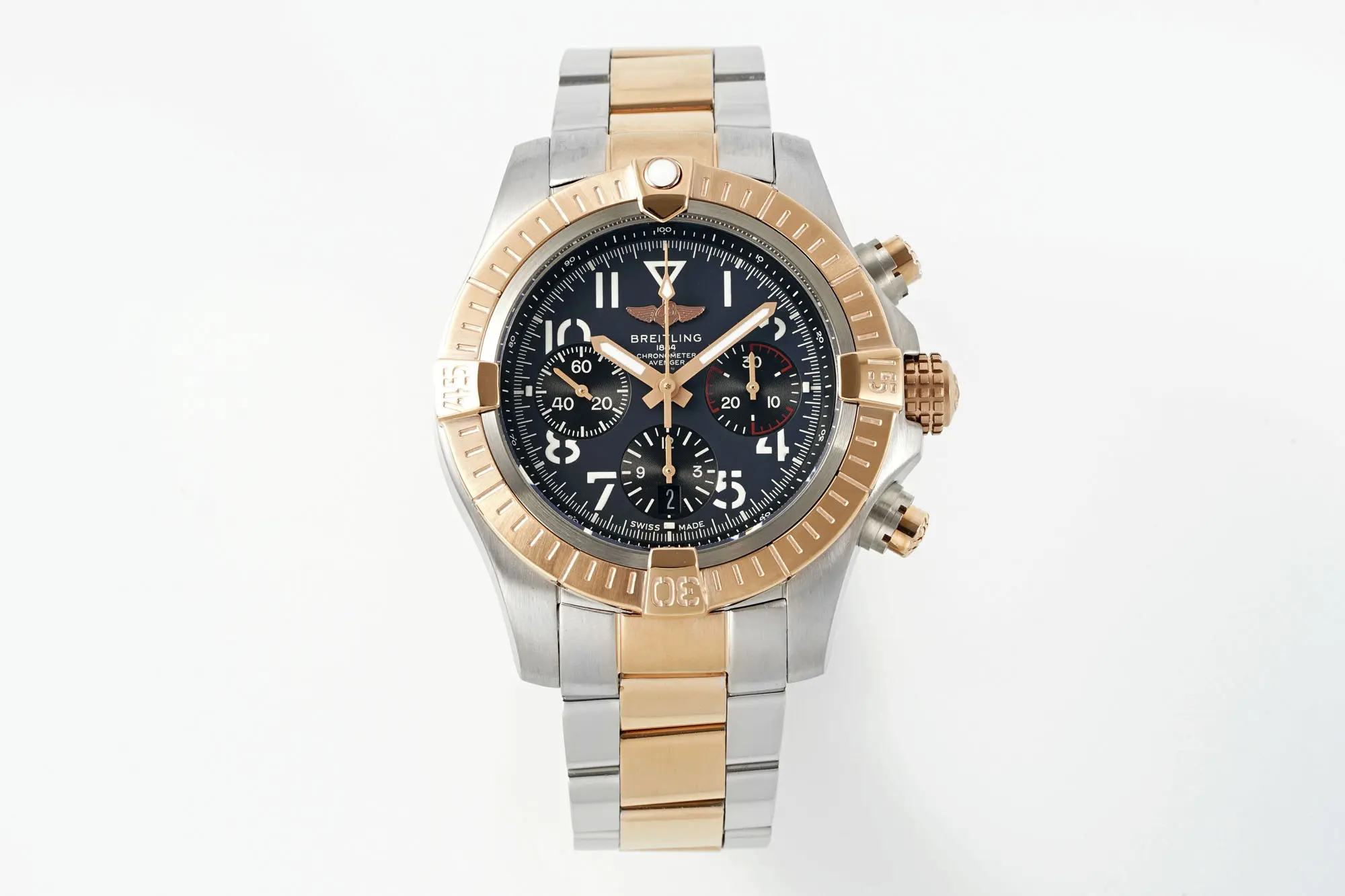 Compact KOR Factory Breitling Avenger B01 Chronograph Blue Dial –  Super Clone Watch 2364
