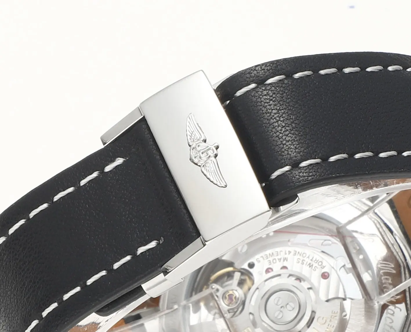 Reliable KOR Factory Breitling Navitimer 1 B01 Chronograph Black Leather – Super Clone Watch 2426