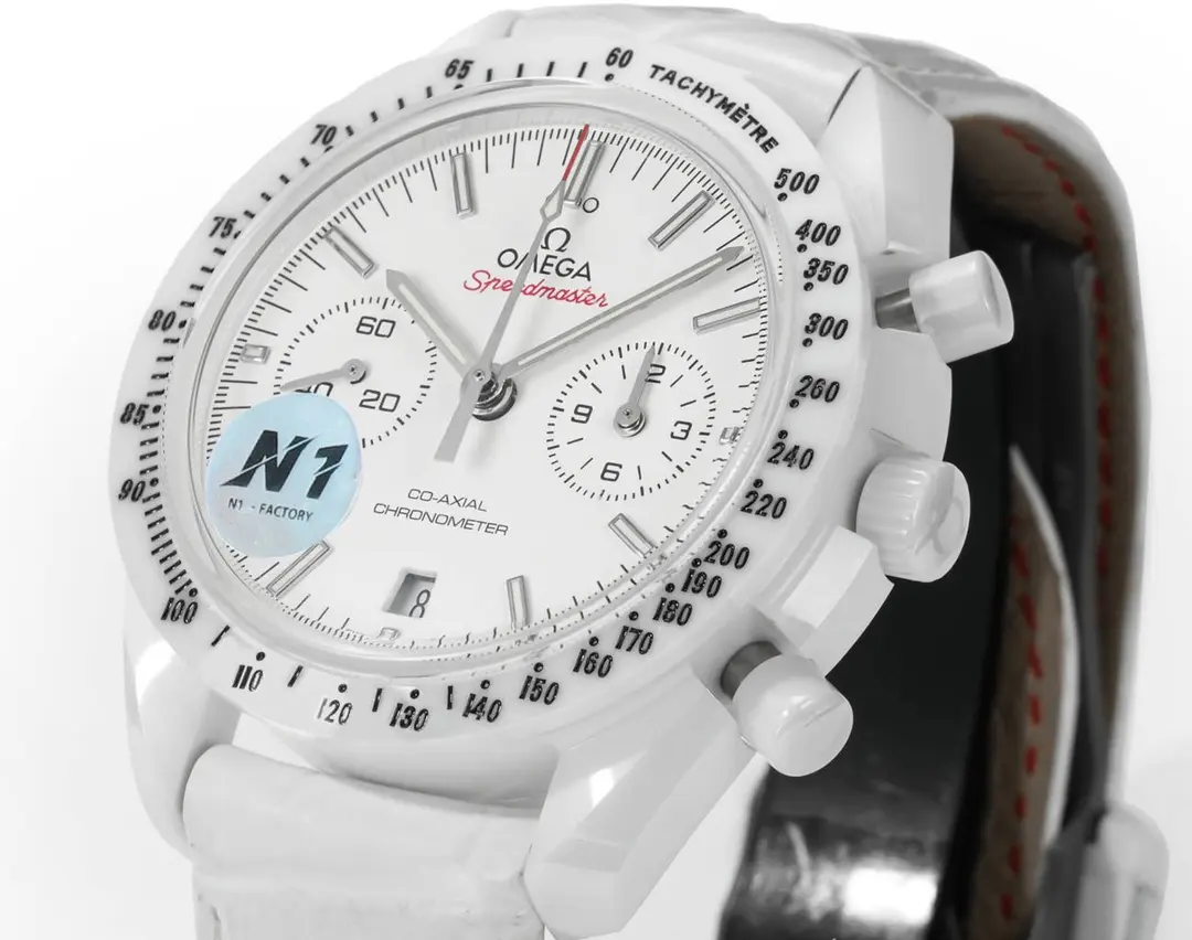OR Factory Omega Speedmaster Dark Side of the Moon White Ceramic VSF Luxury Watch Bold 6971