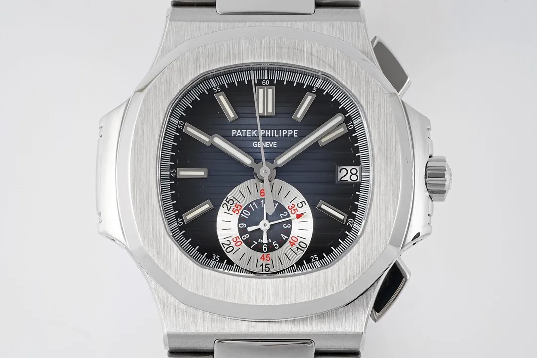 Practical GR Factory Patek Philippe 5980 Nautilus Blue Dial Steel Super Clone Replica Watch 5709